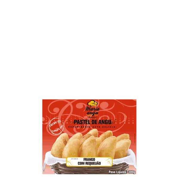 Pastel Angu Frango Requeijão 300g