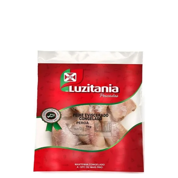 Peixe Peroá Luzitania 1Kg Congelado PCT
