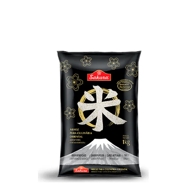 Arroz Sakura Oriental Grão Curto 1kg