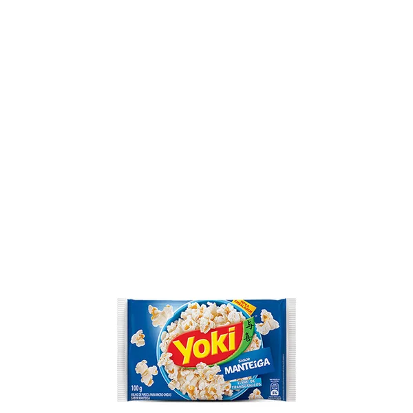 Pipoca Microondas Yoki Manteiga 100g