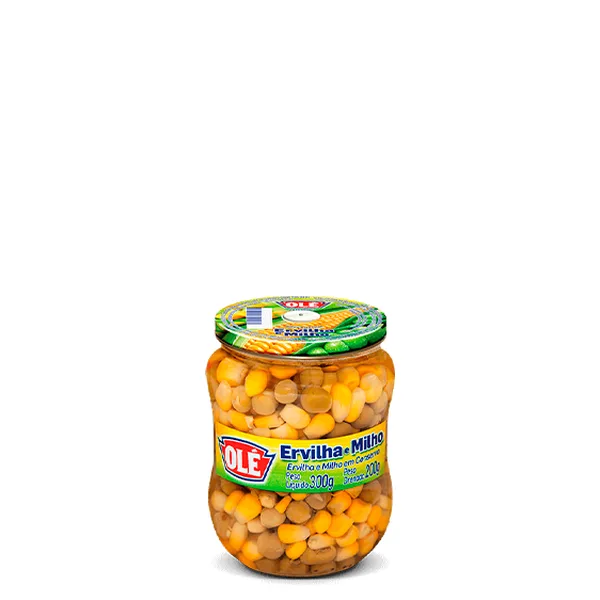 Ervilha e Milho Olé Vidro 170g