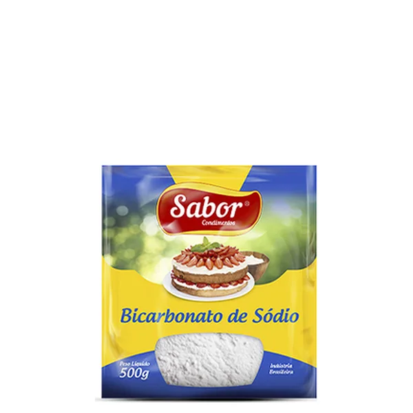 Bicarbonato de Sódio Sabor Pacote 500g
