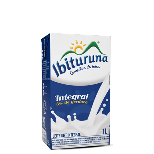 Leite ibituruna Integral Sem Tampa 1L
