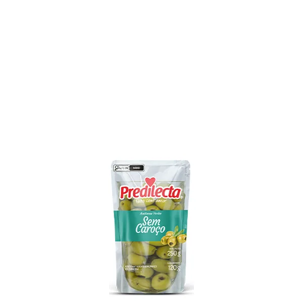 Azeitona  Sem Caroço Predilecta Sachê 120g