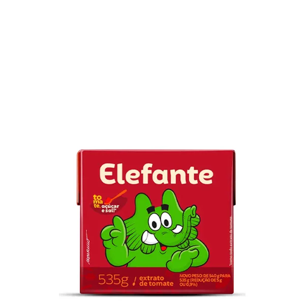 Extrato De Tomate Elefante Tetra Pack 535g