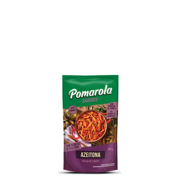 Molho de Tomate com Pedaços de Azeitona 300g