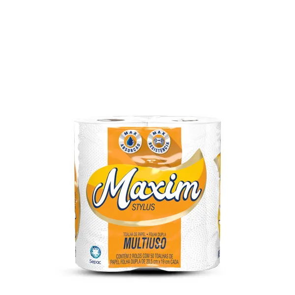 Papel Toalha Maxim Stylus 2 Rolos