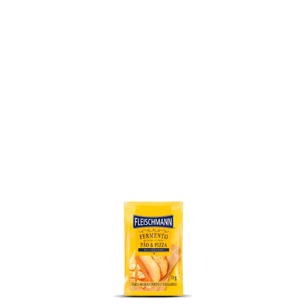 Fermento Em Pó Seco Instantâneo Fleischmann 10g
