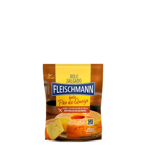 Mistura pra Bolo Pão de Queijo Fleischmann 310g