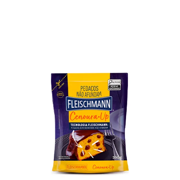 Mistura pra Bolo Cenoura-Up Fleischmann 390g