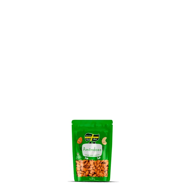 Amêndoas Crua Sem Casca Nutri Mais 50g