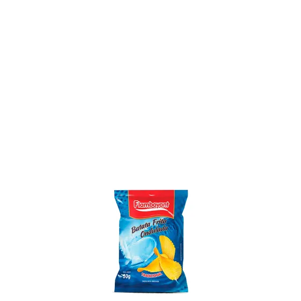 Batata Frita Ondulada Flamboyant 50g