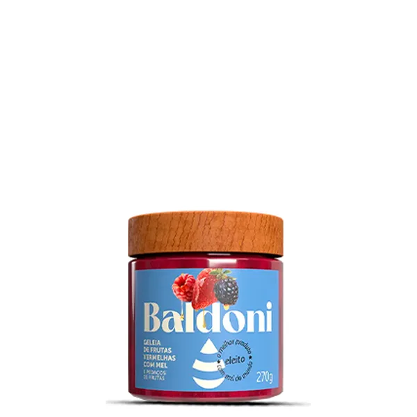 Geleia de Frutas Vermelhas Com Mel Baldoni 270g