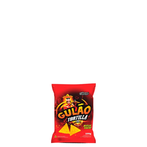 Gulão Tortilla Queijo Nacho 100g