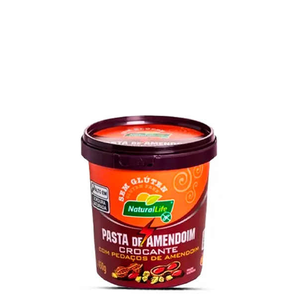 Pasta de Amendoim Natural Life Crocante 450g