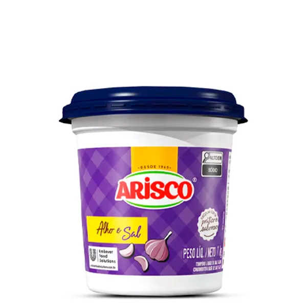 Tempero Completo Alho e Sal Arisco 1kg