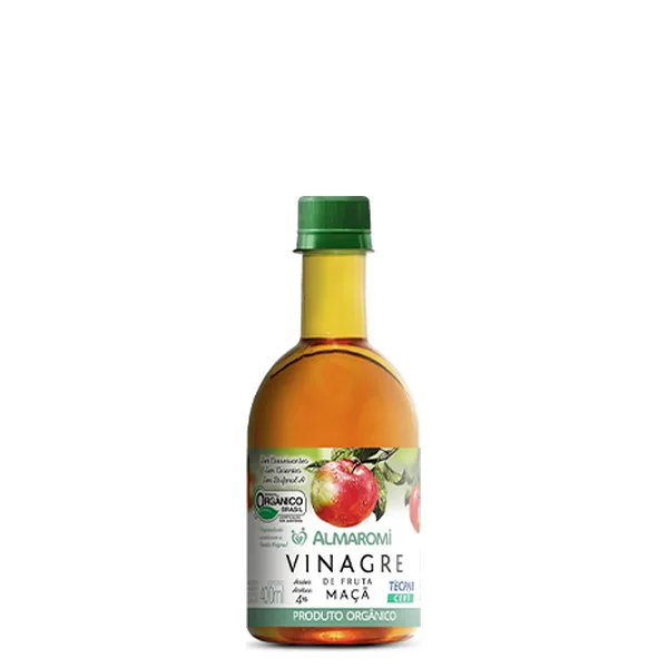 Vinagre De Maçã Orgânico Almaromi 400ml