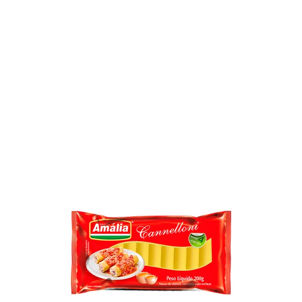 Macarrão Cannelloni Ovos Santa Amália 200g