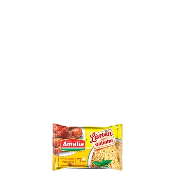 Macarrão Instantâneo Sabor Galinha Caipira Santa Amália 85g