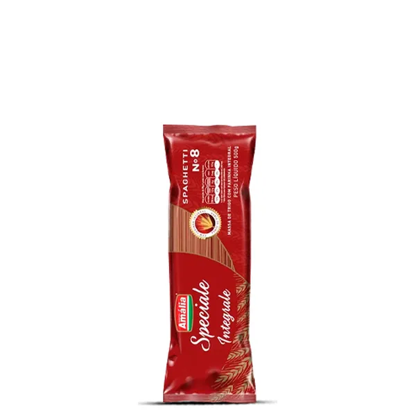 Macarrão Integrale Speciale Spaghetti nº8 Santa Amália 500g