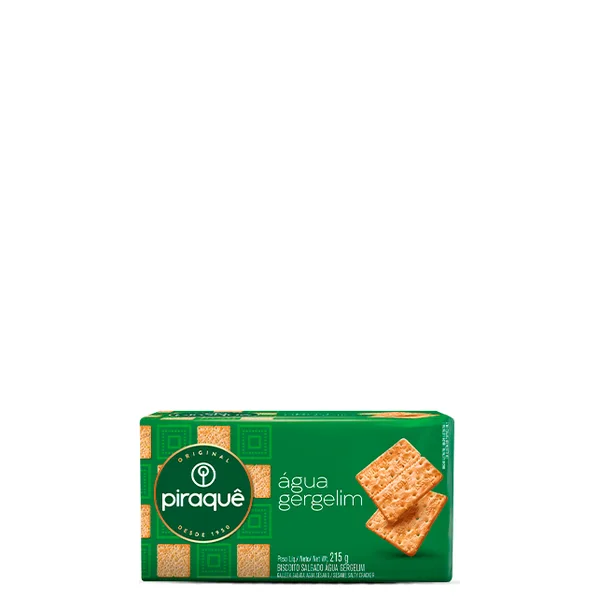 Biscoito Água e Gergelim 215g